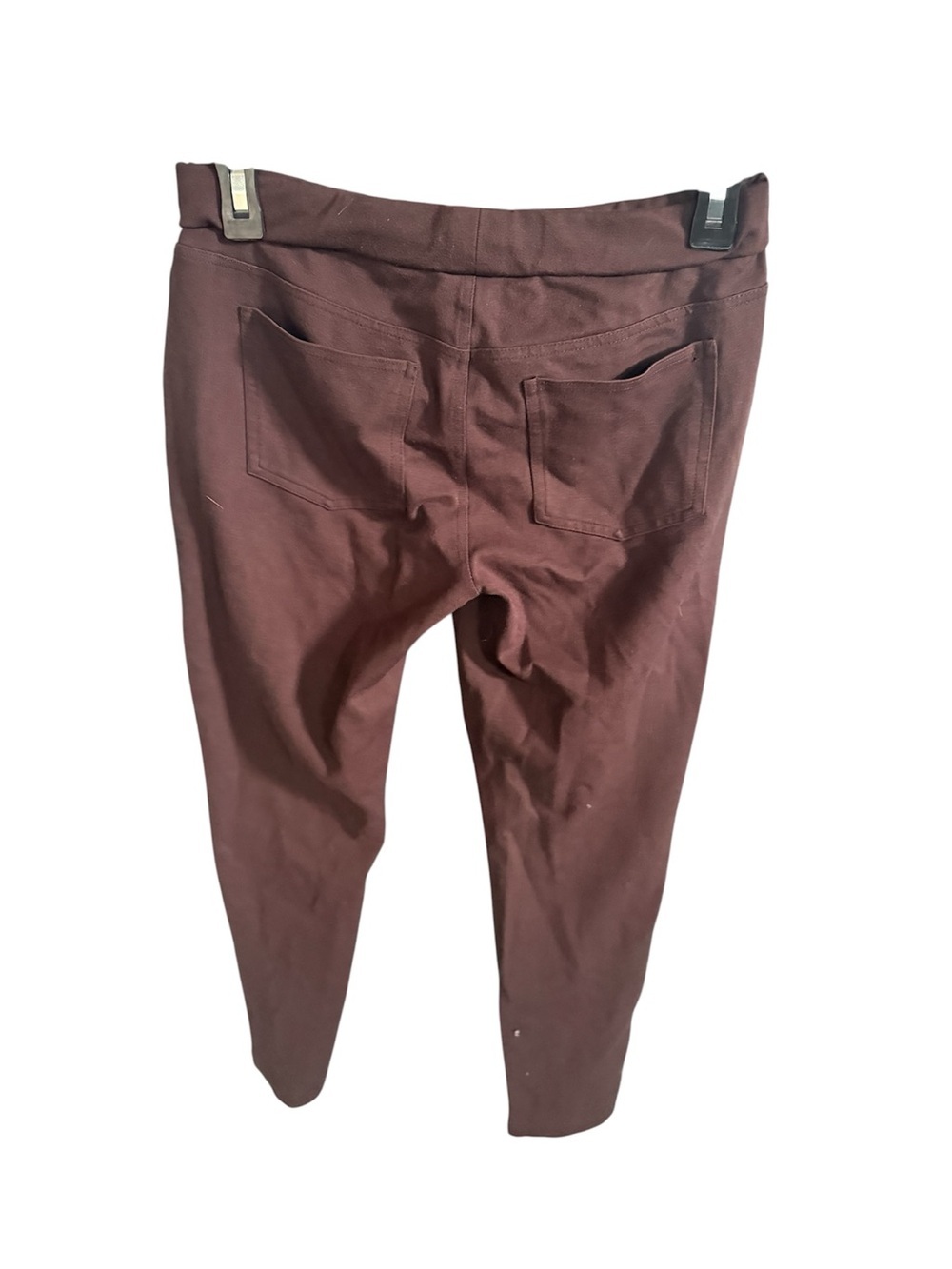 Michael Kors Dark Brown Slim Pull-On Pants - Picture 2 of 4